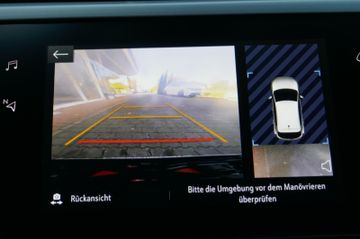 Bild 14 Opel Corsa F Edition; Sitz- u. Lenkradhzng., R-Kamera