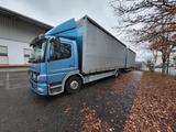Mercedes-Benz Atego 1229 schiebe plane kli+te+Diff  +Anhänger - Mercedes-Benz Atego 1229