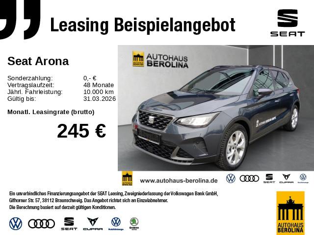 Seat Arona 1.0 TSI FR DSG *Vision+*GRA*LED*SHZ*