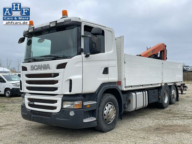 Scania G440 LB 6x2 HNA mit Ladekran Palfinger 