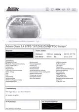 Opel Adam GLAM 1.4 64kW GLAM - Opel Adam Gebrauchtwagen in Duisburg