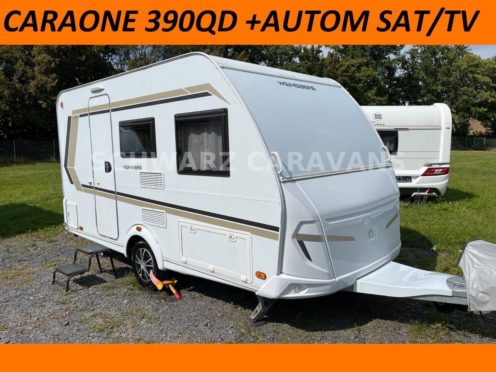 Weinsberg CaraOne 390QD auto. SAT/TV Anlage / Vorzelt