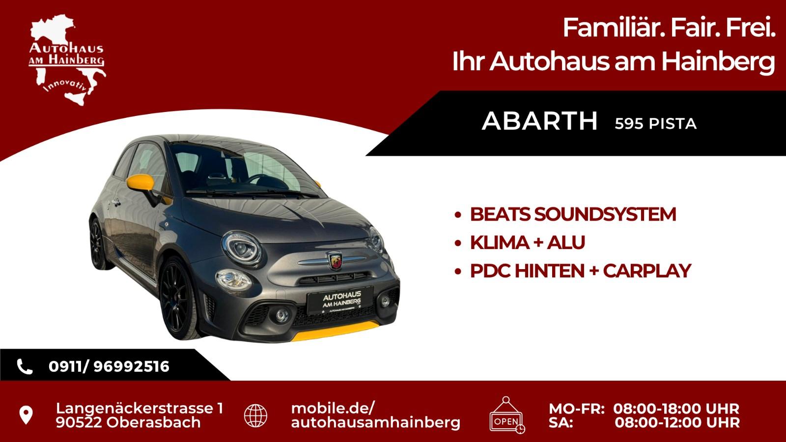 Abarth 595 Pista *PDC*BEATS*CARPLAY*