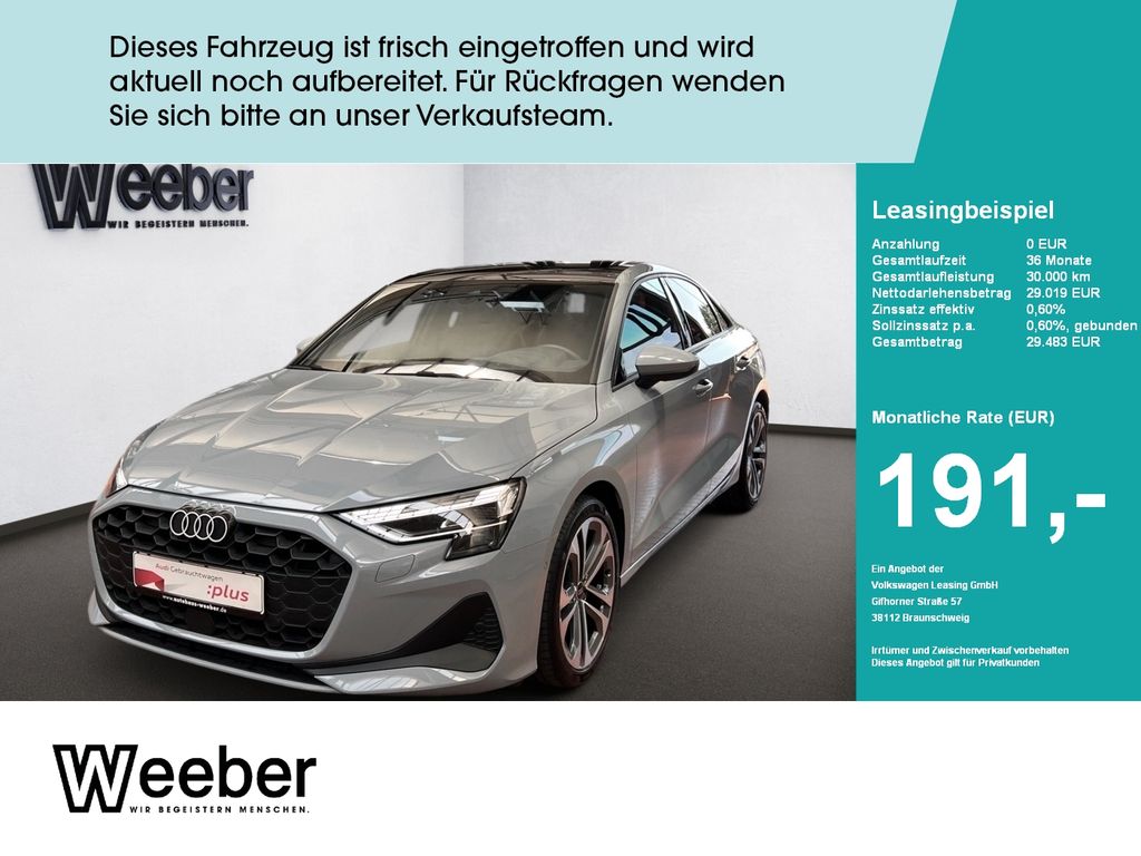 Audi A3 Limousine *APP CONNECT*LED*KAMERA*NAVI*SHZ*