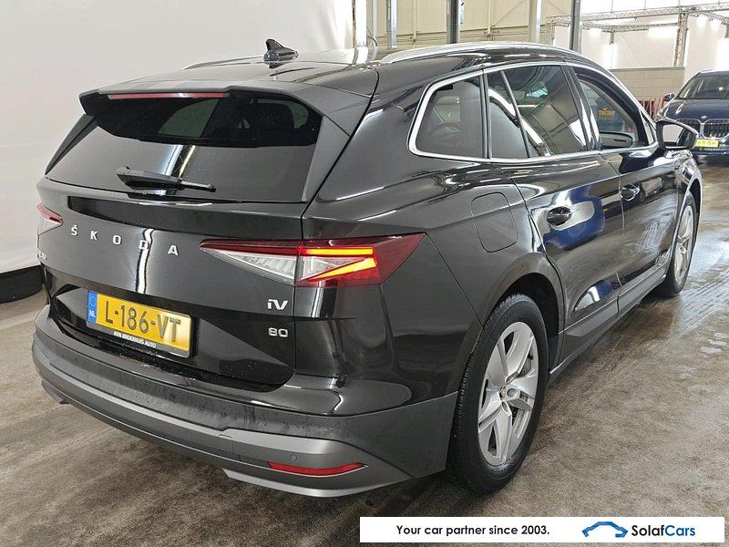 Skoda Enyaq iV 80 LED Virtual Navi-Pro 1/2 Leather Ke imagem 3