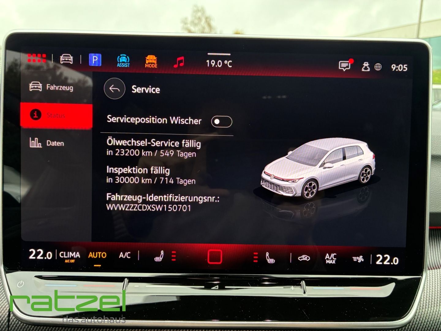 Fahrzeugabbildung Volkswagen Golf Clubsport VIII 2,0 TSI Navi ACC Apple CarPl
