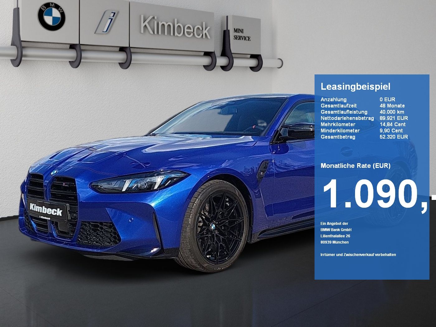 BMW M4 Competition Coupé mit M xDrive ACC 360° HeadU