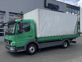 Mercedes-Benz MB Atego 816 Plane/Spriegel mit Ladebordwand, Rü - Pkw-Anhänger Mit plane
