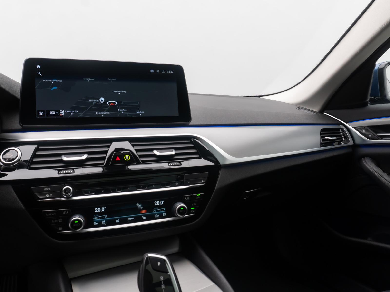 BMW 520 d xD DAB HUD Kamera Alarm Panoram Leder Sport, миниатюра 22