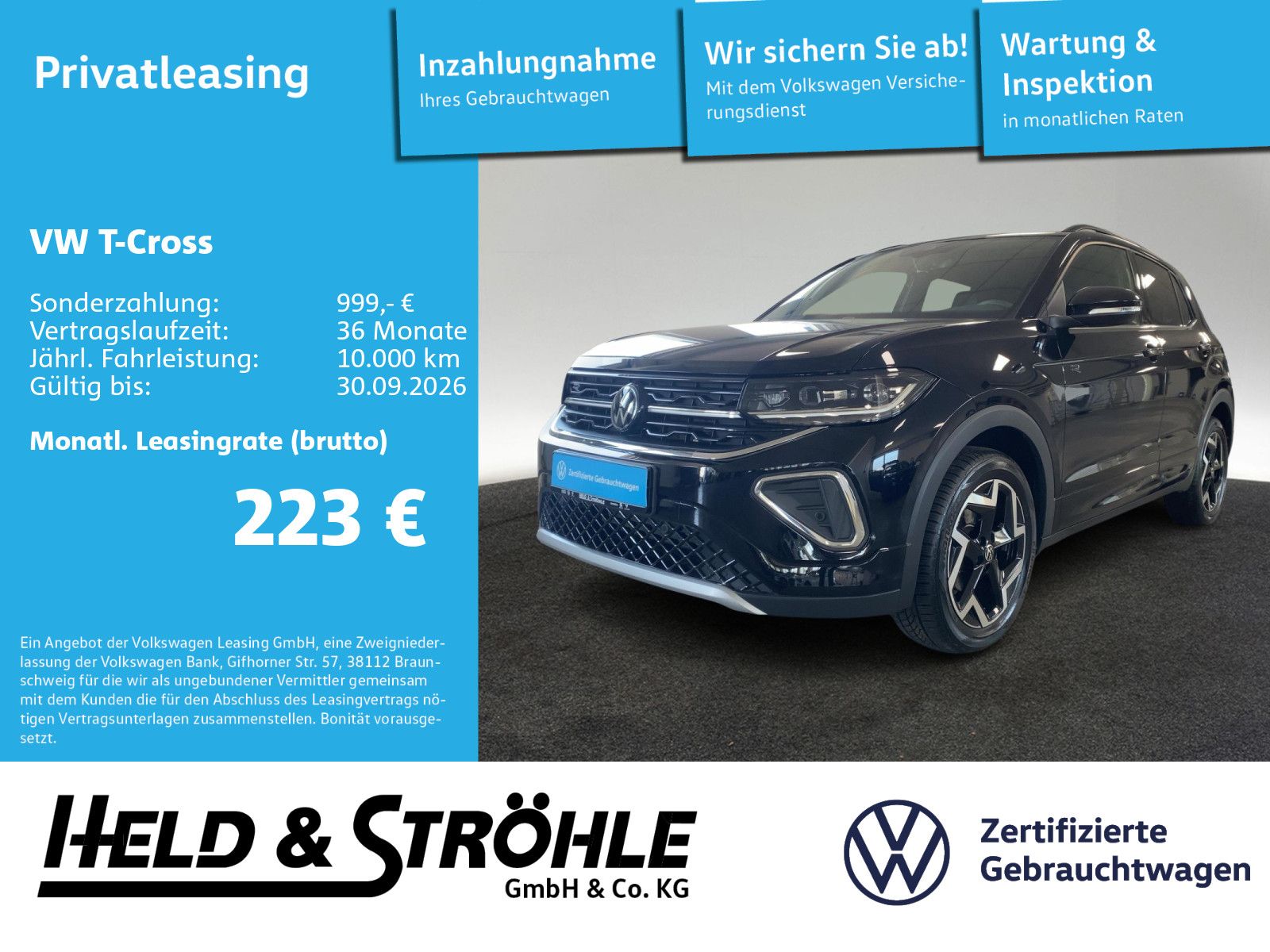Volkswagen T-Cross R-LINE IQ.LED NAV ACC PDC SHZ APP foto 1