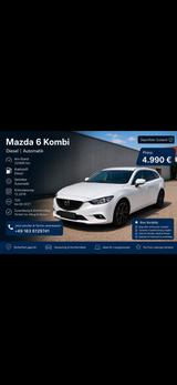 Mazda 6 Kombi automatik diesel - Mazda 6 Gebrauchtwagen in Leipzig