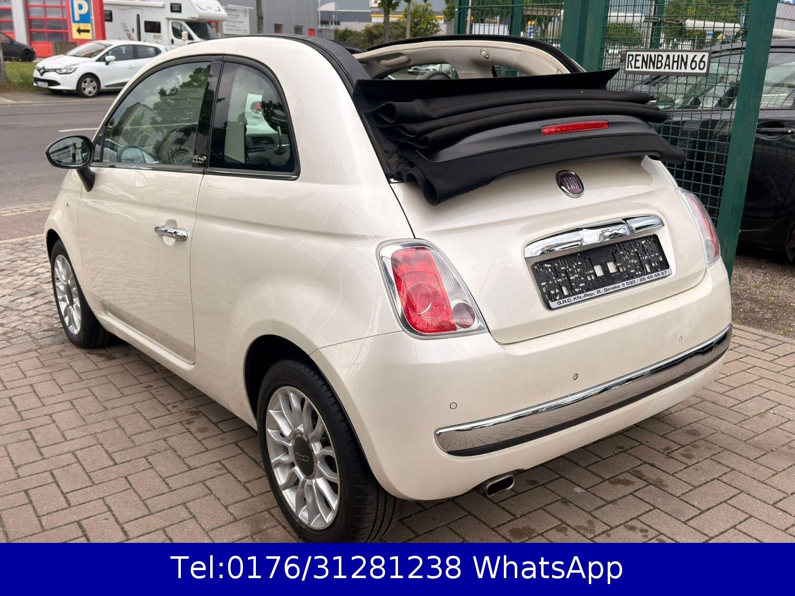 Fiat 500 Lounge Cabrio !! Tüv-Neu !! Xenonscheinwefer