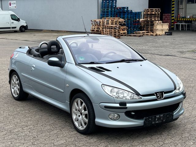 Peugeot 206 CC -Vollleder-Klima-Sitzheizung-Tüv+Öl Neu!