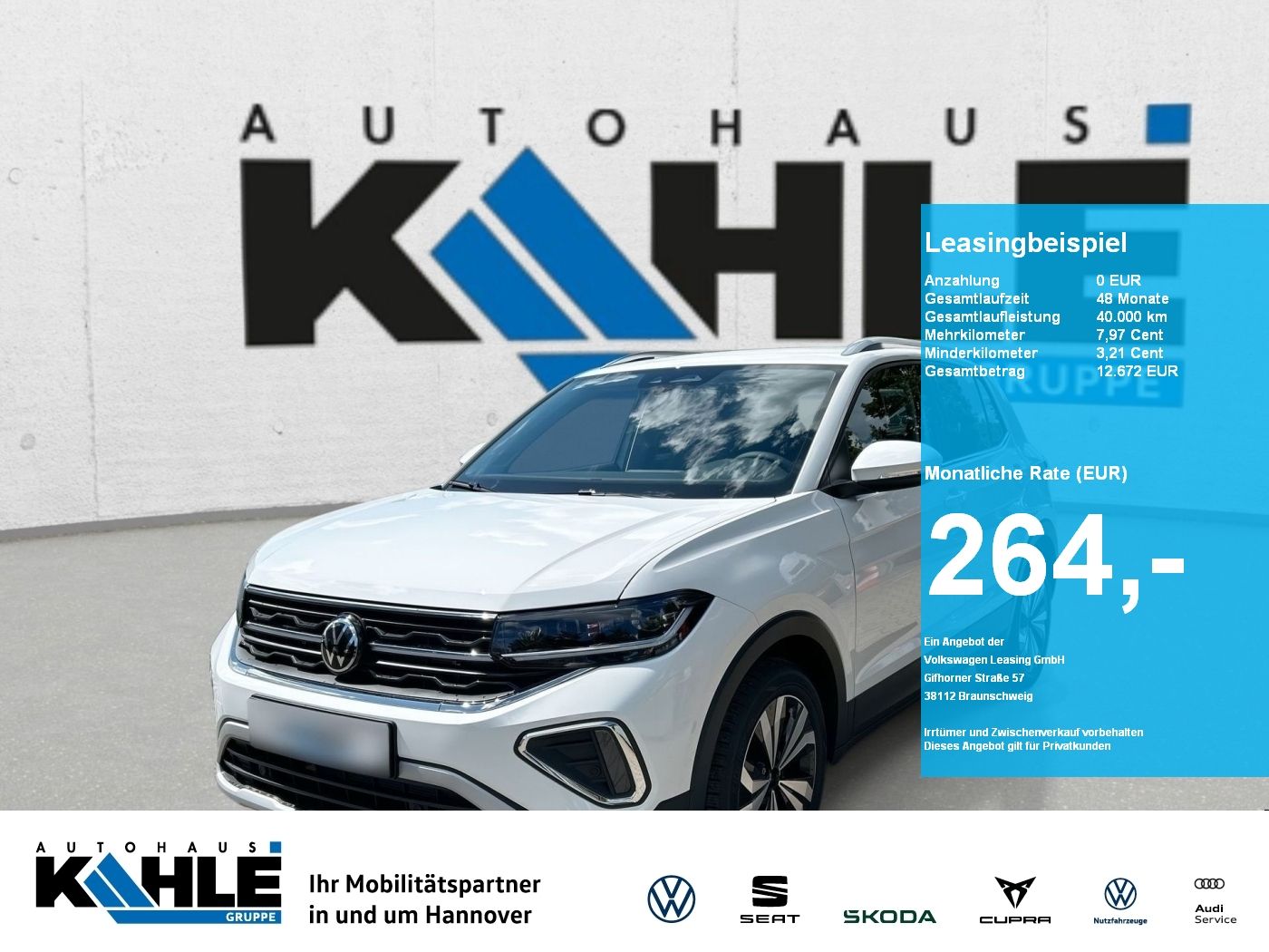 Volkswagen T-Cross Style 1.0 l TSI OPF DSG CarPlay Matrix