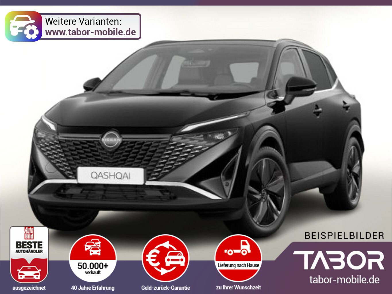 Nissan Qashqai AT Tekna Pano HUD eHk SHZ ACC 19"LM Nav