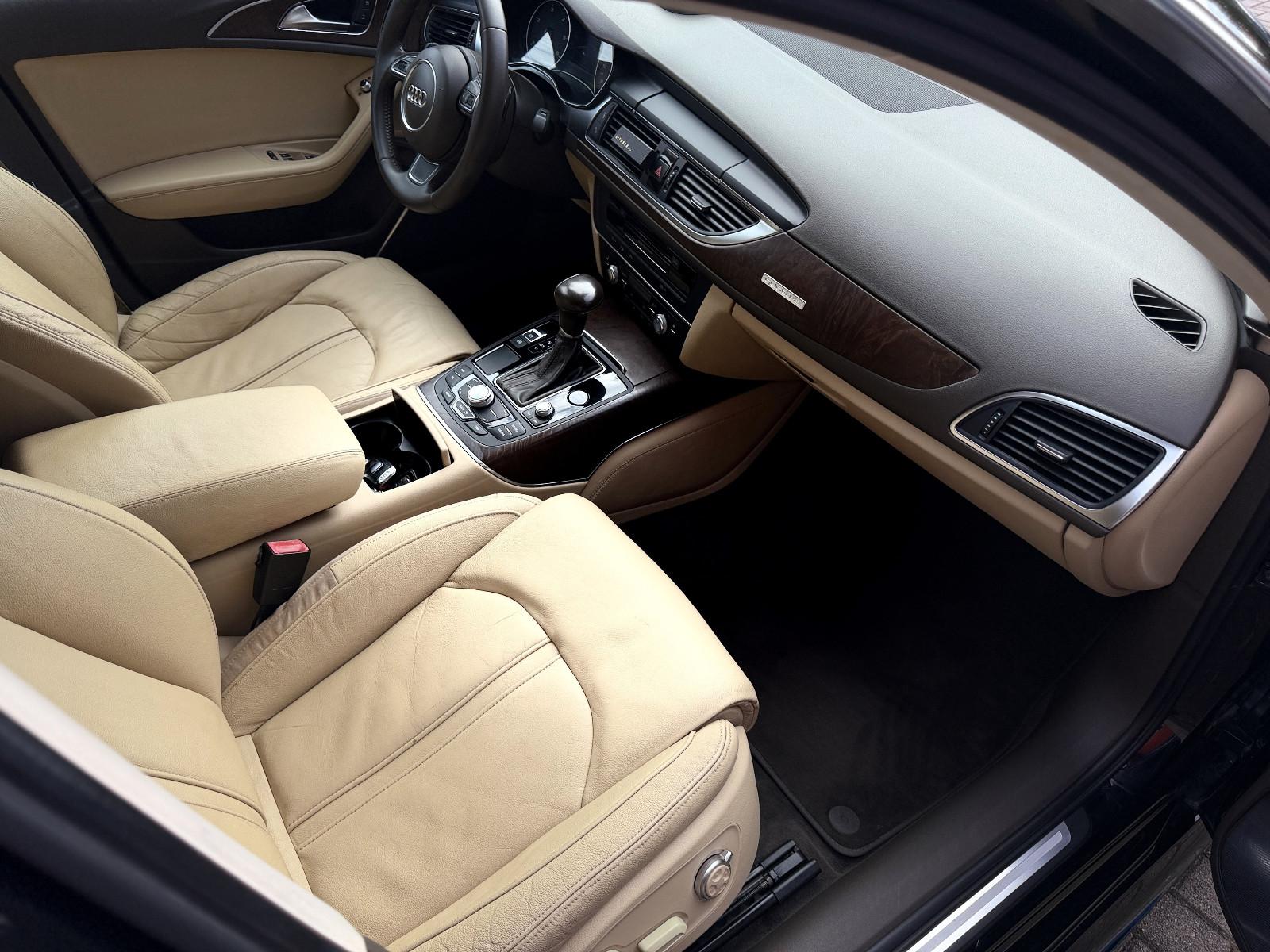 Audi A6 3.0 BiTDI quattro | 310 ch | BVA | Cuir beige | Bang & Olufsen | Affichage tête haute | Vision nocturne | Kit RS6