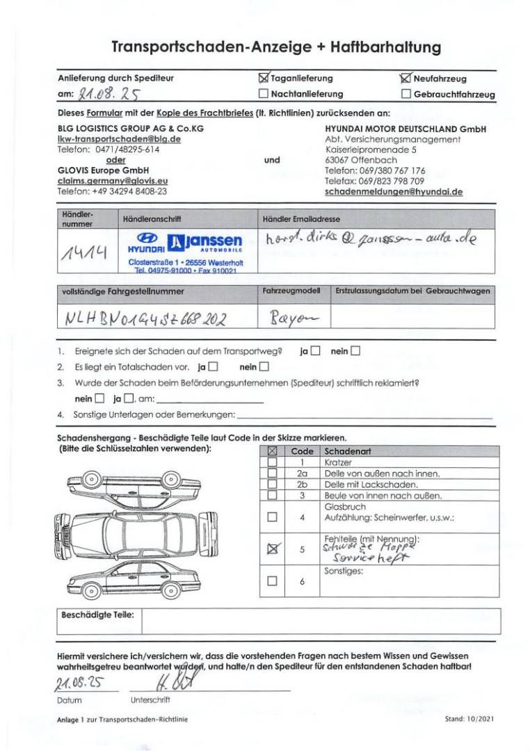 Fahrzeugabbildung Hyundai BAYON Trend, Bose Soundpaket