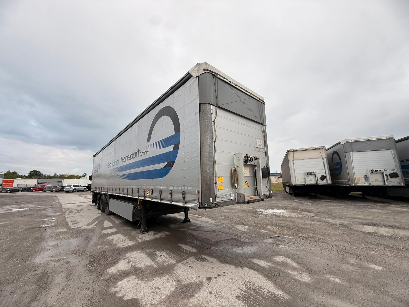 Schmitz Cargobull SCB S3T 2x Lift Palettenkaseten Hubdach  TOP