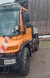 Unimog 1a U300 Schmidt Schneeschild und Salzstreuer - Schneeschild