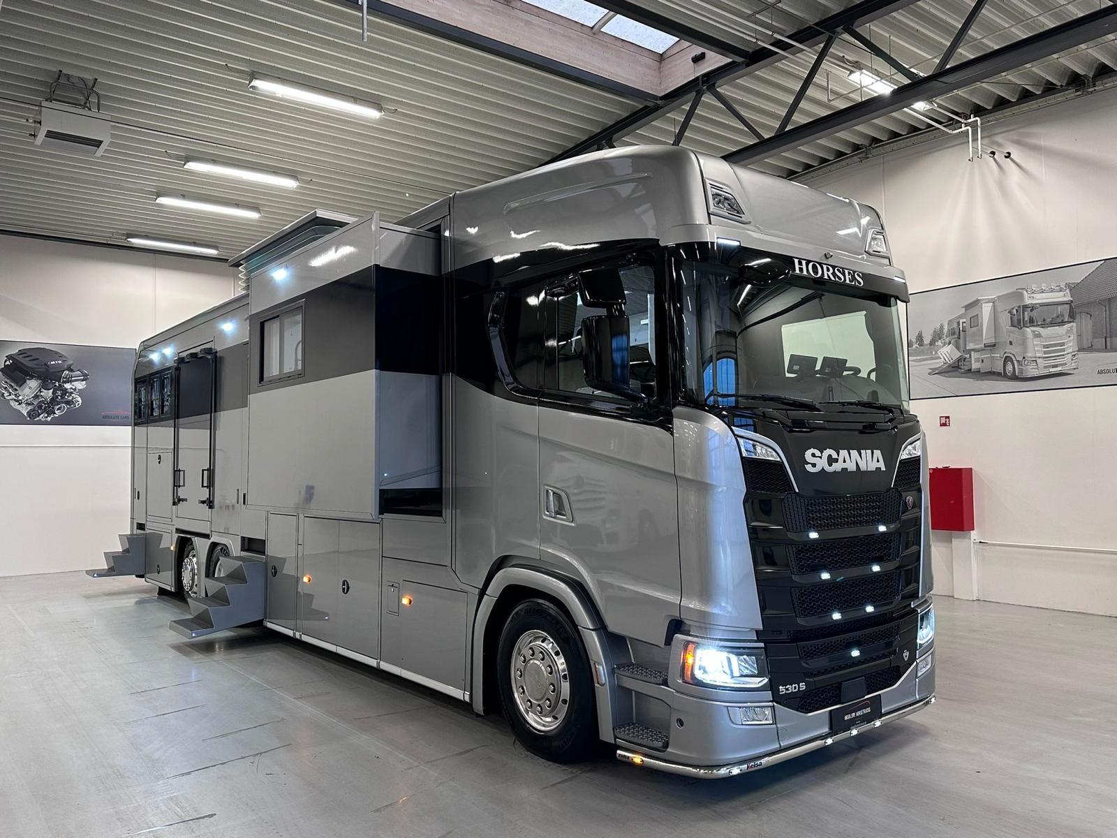Scania S530 V8 LIMITED 5 HORSES, 2xPout, 1xP UP