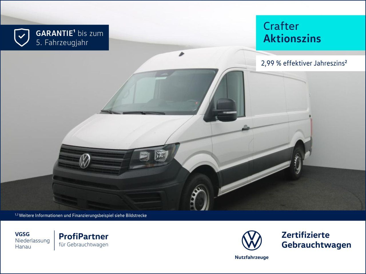 Volkswagen Crafter Kasten MR AHK Klima Kamera DAB Vorb