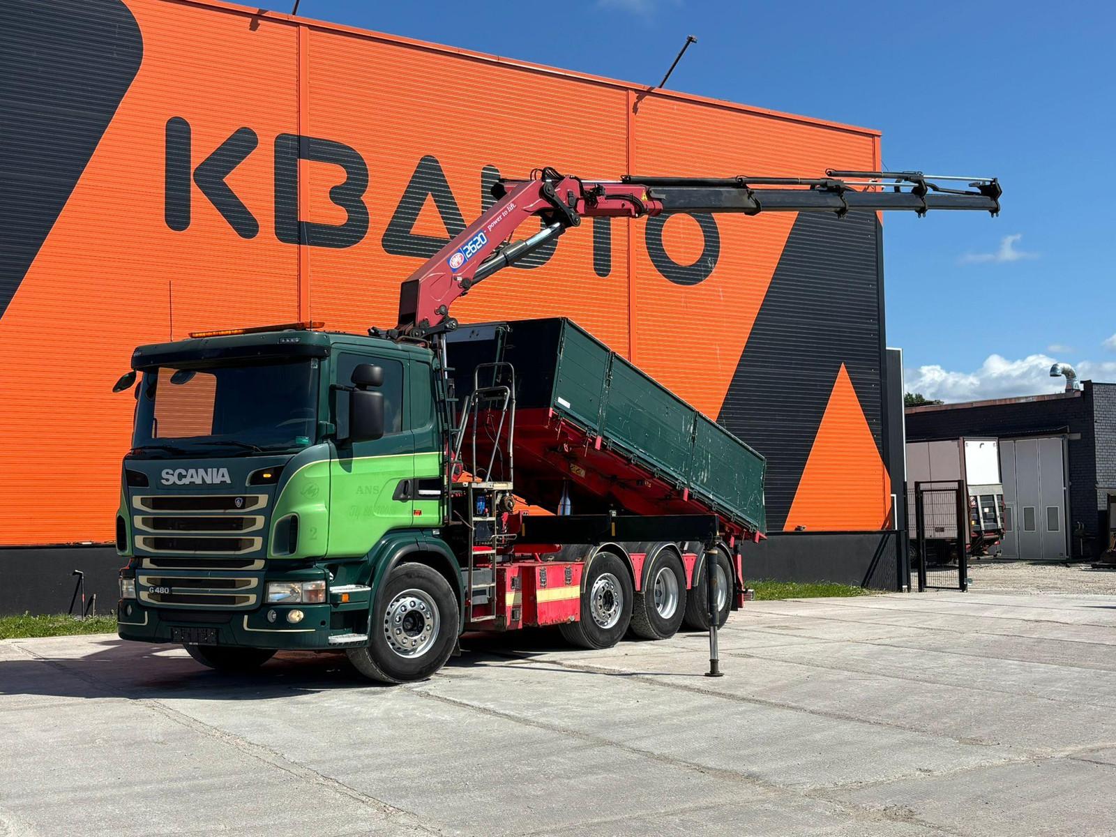 Scania G 480 8x2/4 HMF 2620K YEAR 2018 / BOX L=5414 mm