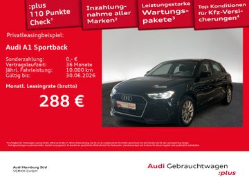 Audi Leasingangebot: Audi A1 Sportback 25 TFSI advanced S tronic R-KAMERA