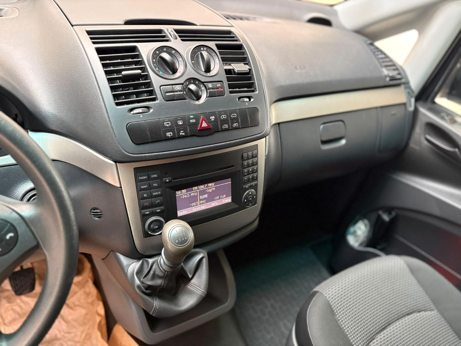 MERCEDES-BENZ VITO 113 CDI 136ch MIXTO 5 PLACES - GPS - ATTELAGE - RADARS DE STATIONNEMENT AVANT/ARRIÈRE - CLIMATISATION - CHAUFFAGE AUXILIAIRE