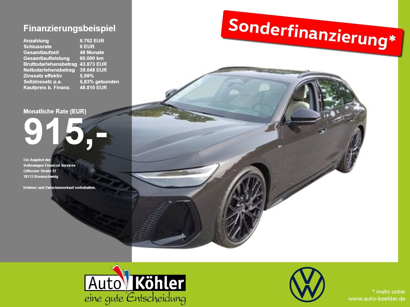 Audi A6 Avant TDi quattro Edition One Kamera Matrix