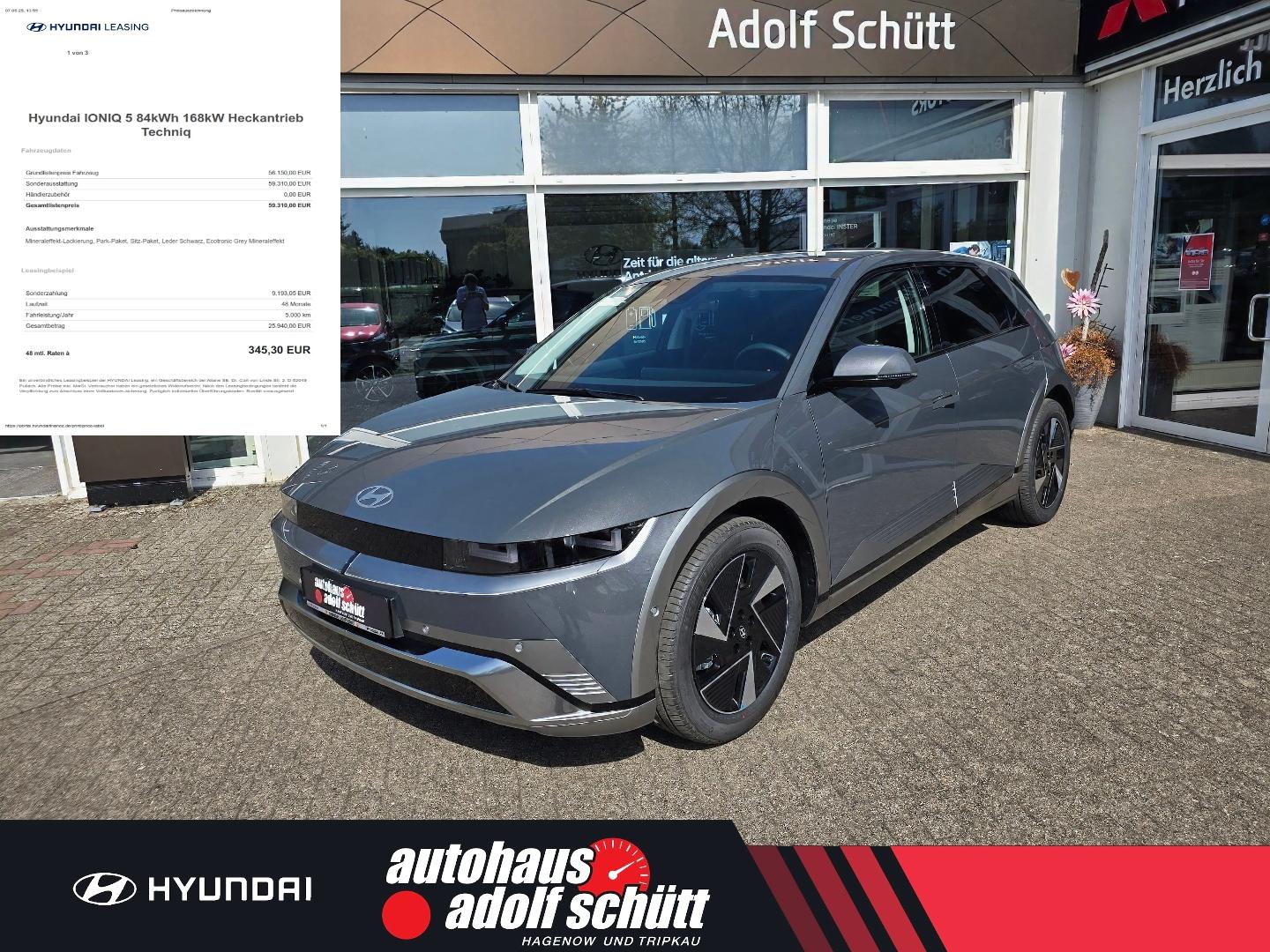 Hyundai IONIQ 5 84 kWh 2WD TECHNIQ, Park-Paket, Sitz