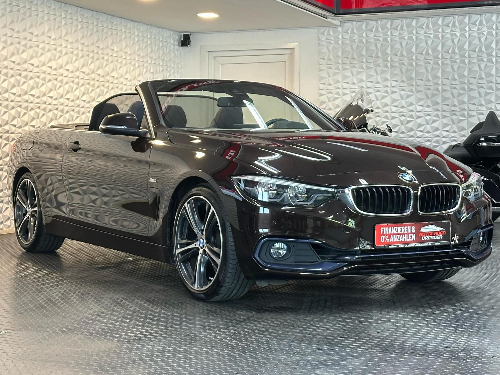 BMW 420i SPORT LINE CABRIO LED#AHK#TEMPO#CAM#SHZ#LH - Image 2