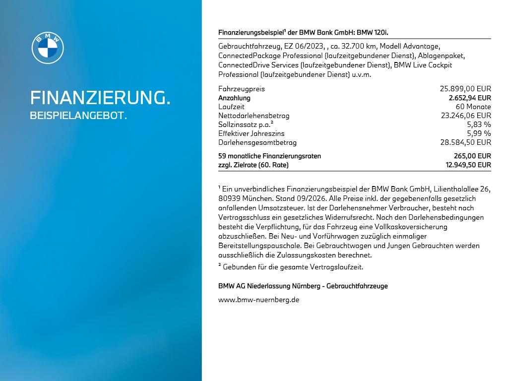 BMW 120i *Sitzheizung*Navi*LED*Tempomat