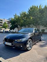 BMW 328i Luxury Line - Vollauslastung - Michelin   - schwarze BMW 328