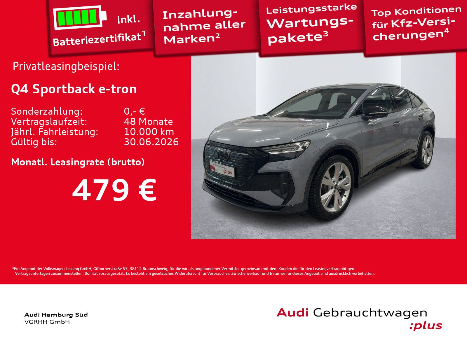 Audi Q4 Sportback e-tron 45 S LINE/MATRIX/ACC/AHK