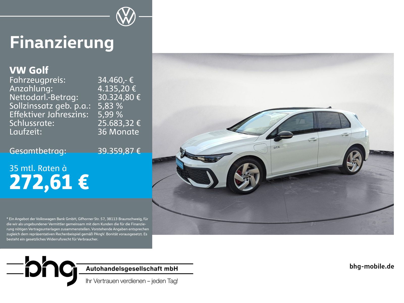 Volkswagen Golf GTE *Kamera *Head-up-Display *Sitzheizung *
