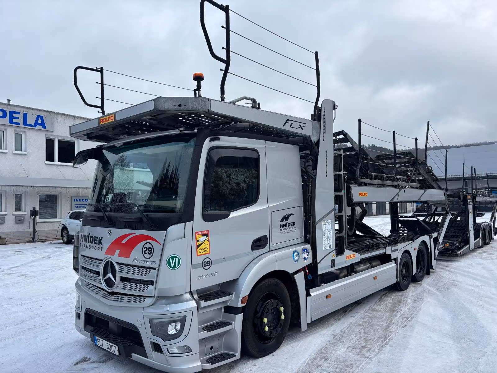 Mercedes-Benz Actros 2443 6x2 + ROLFO FLX VDI