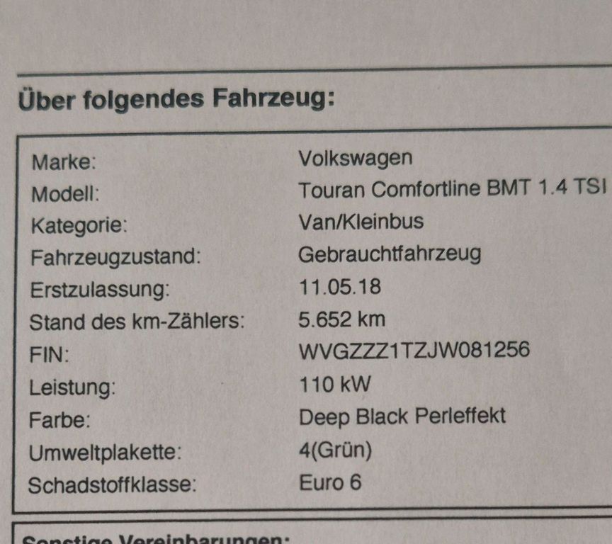 Image of Volkswagen Touran