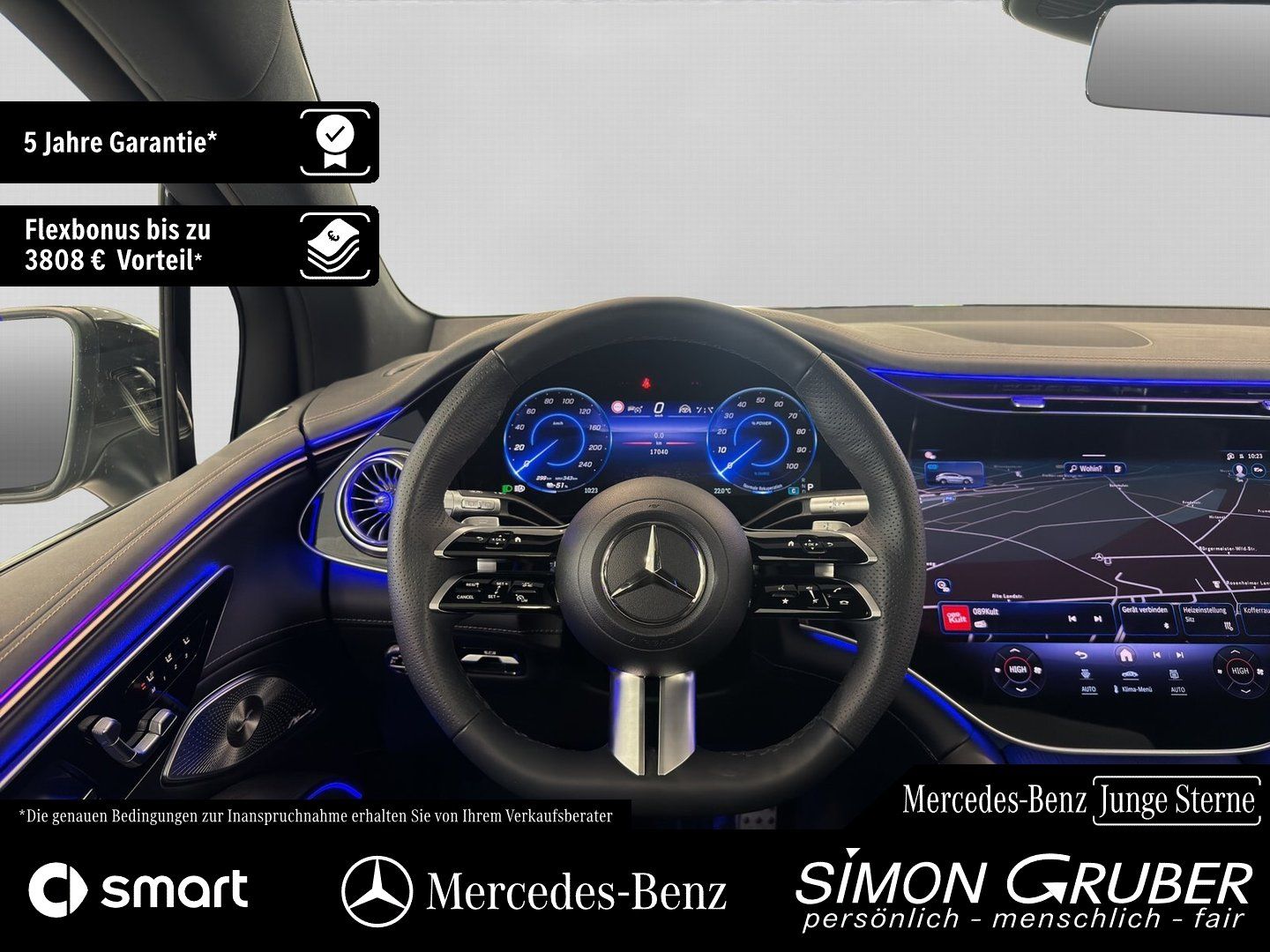 Fahrzeugabbildung Mercedes-Benz EQS 450+ SUV AMG Massage Sitzklima AHK 118Kwh