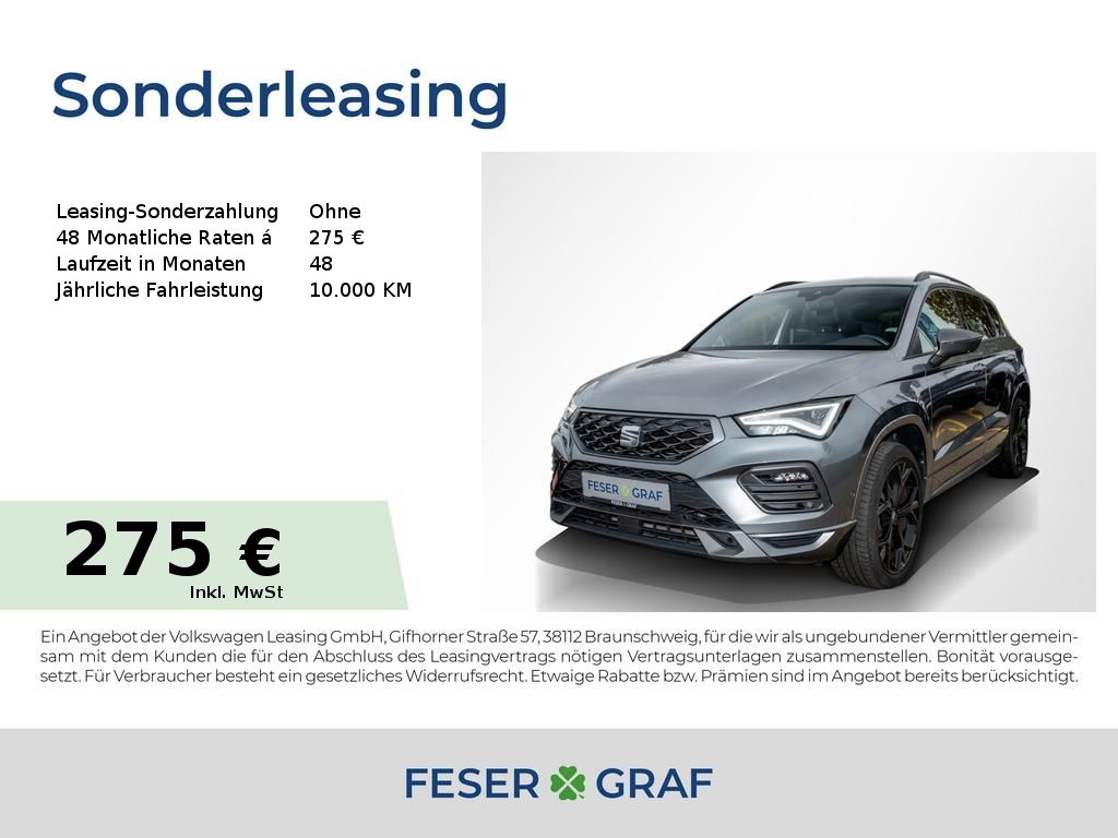 Seat Ateca FR 2.0TSI DSG 4Drive AHK/NAVI/STANDHEIZUNG