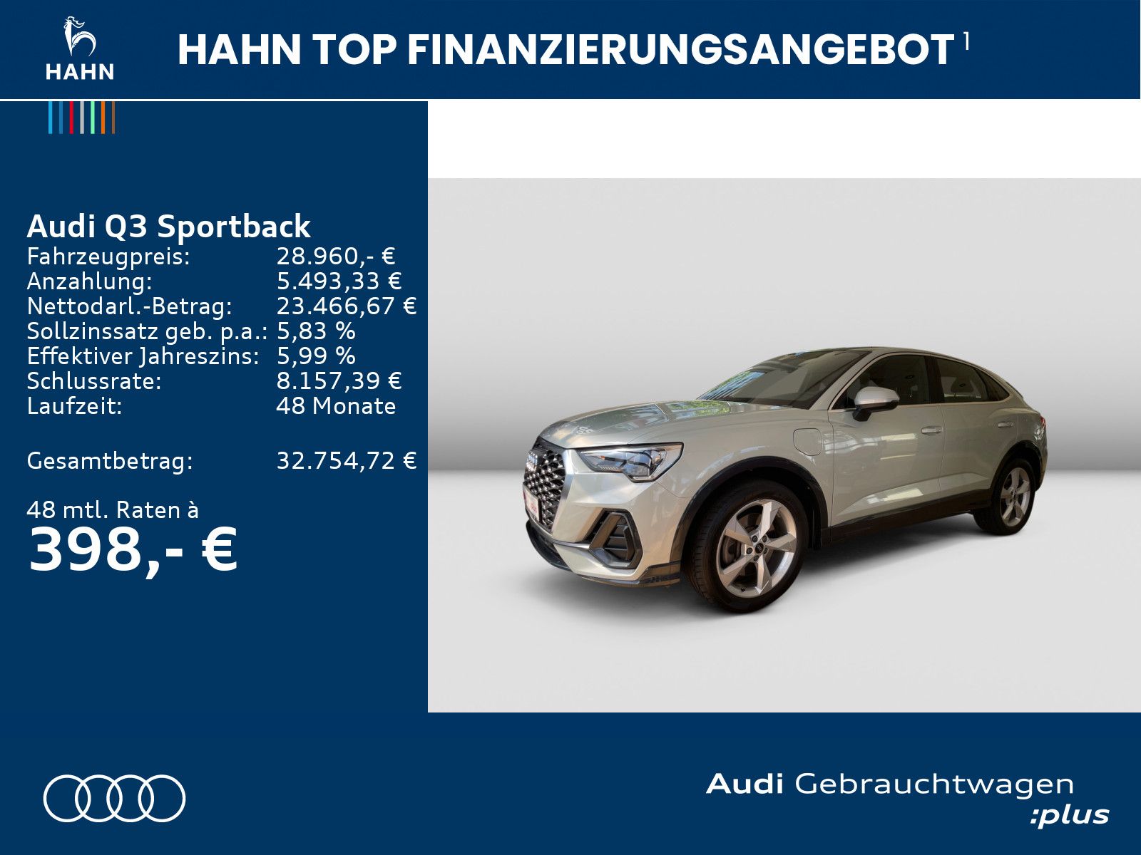 Audi Q3 Sportback 45TFSIe S-trc Navi AHK Pano Virtual foto 2