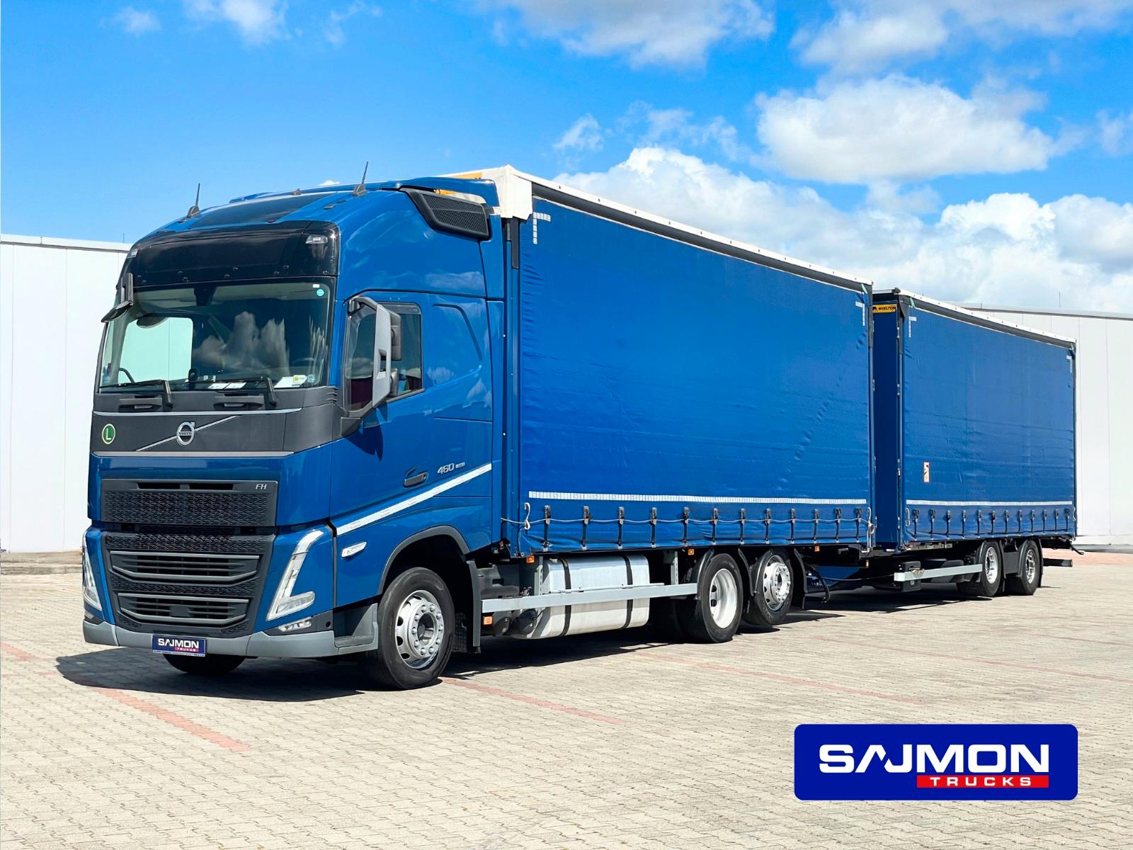 Volvo FH 460  JUMBO 120M3  2x775 38 palett SALON PL