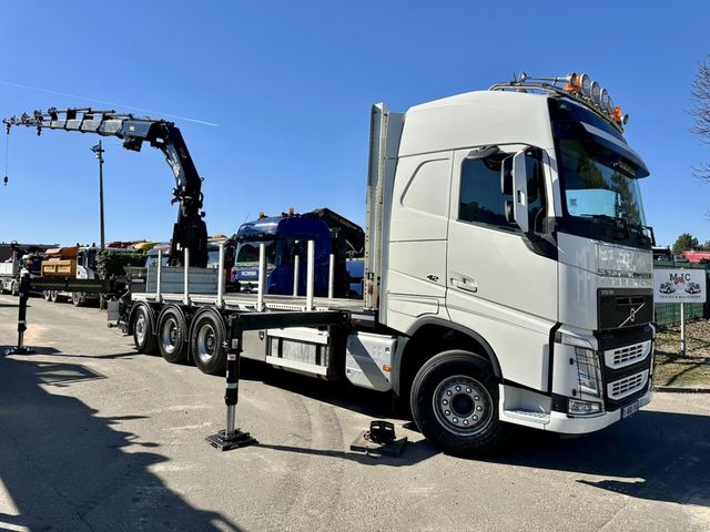 Volvo FH 420 8x4 TRIDEM + CRANE HIAB 408 E-8 HIPRO + W