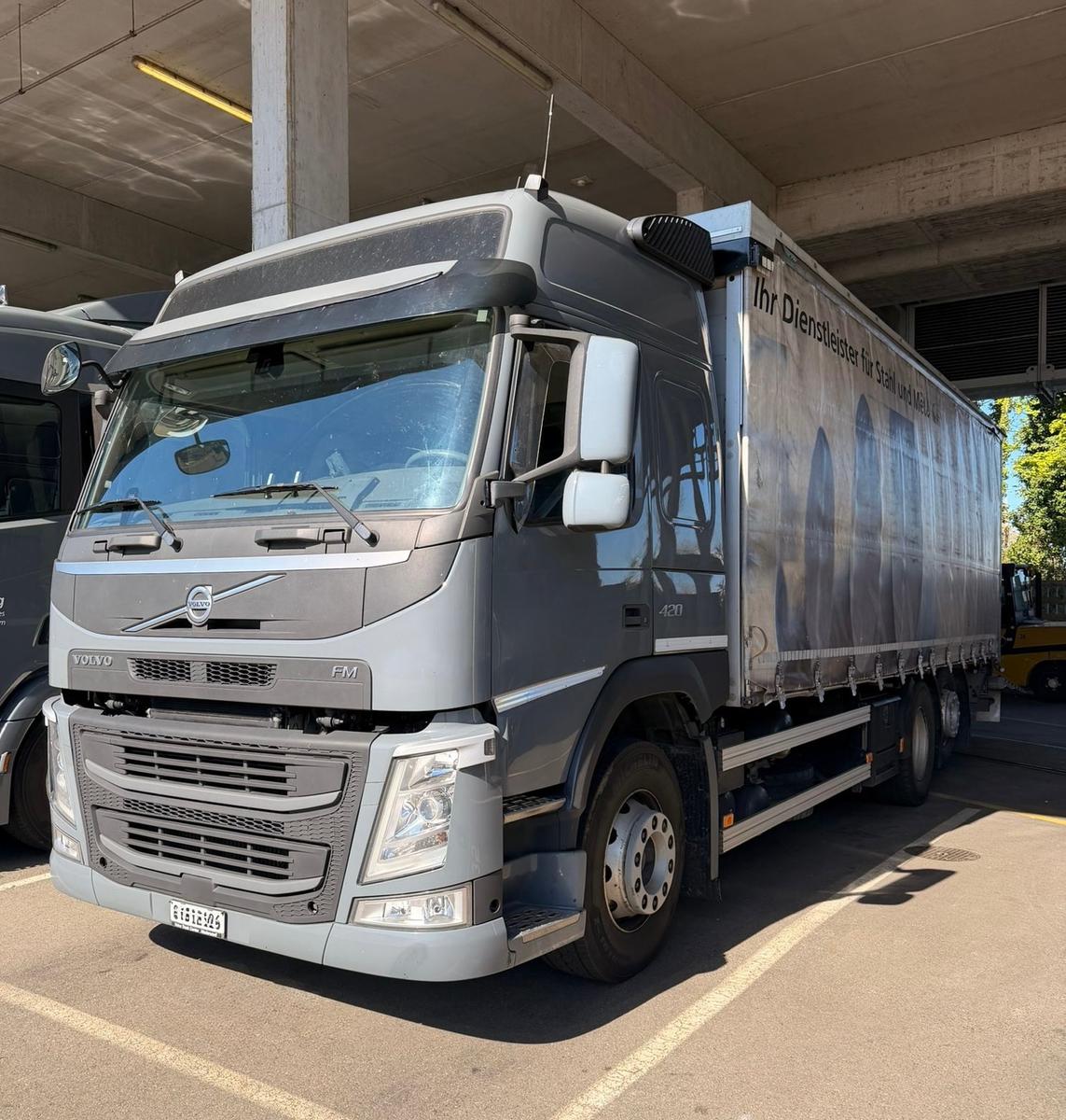 Volvo FM-420 6x2, E6, VEB+, Ladebordwand