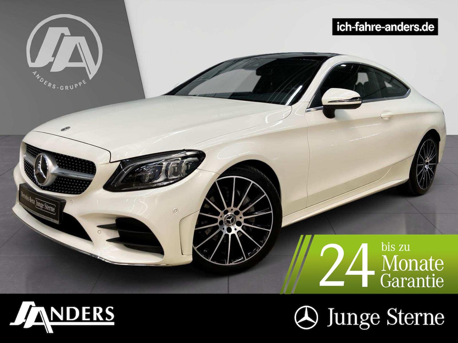 Mercedes-Benz C 180 Coupé AMG+Pano+LED+Burmester+Navi+Kam+Totw