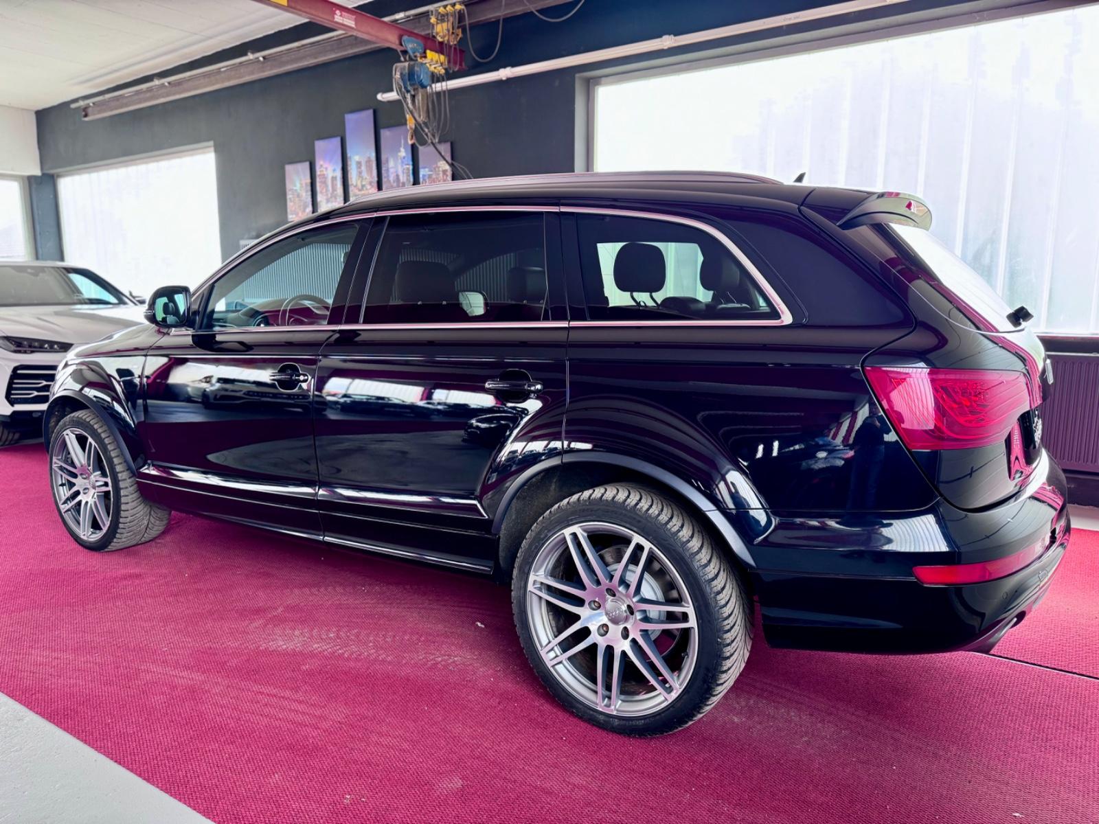 AUDI Q7 4.2 TDI QUATTRO 340ch - S LINE - SUSPENSION PNEUMATIQUE - ATTELAGE - JANTES 21" - CLIMATISATION