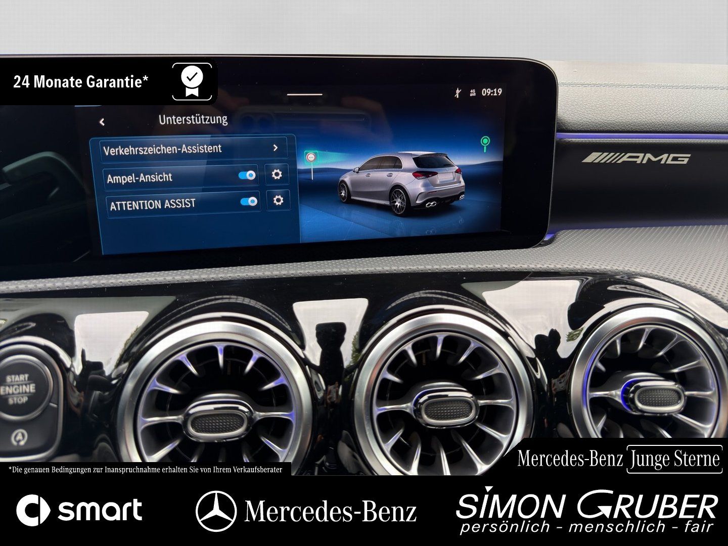 Fahrzeugabbildung Mercedes-Benz A 45 S Performance Sitze Driver Leder HUD Burm