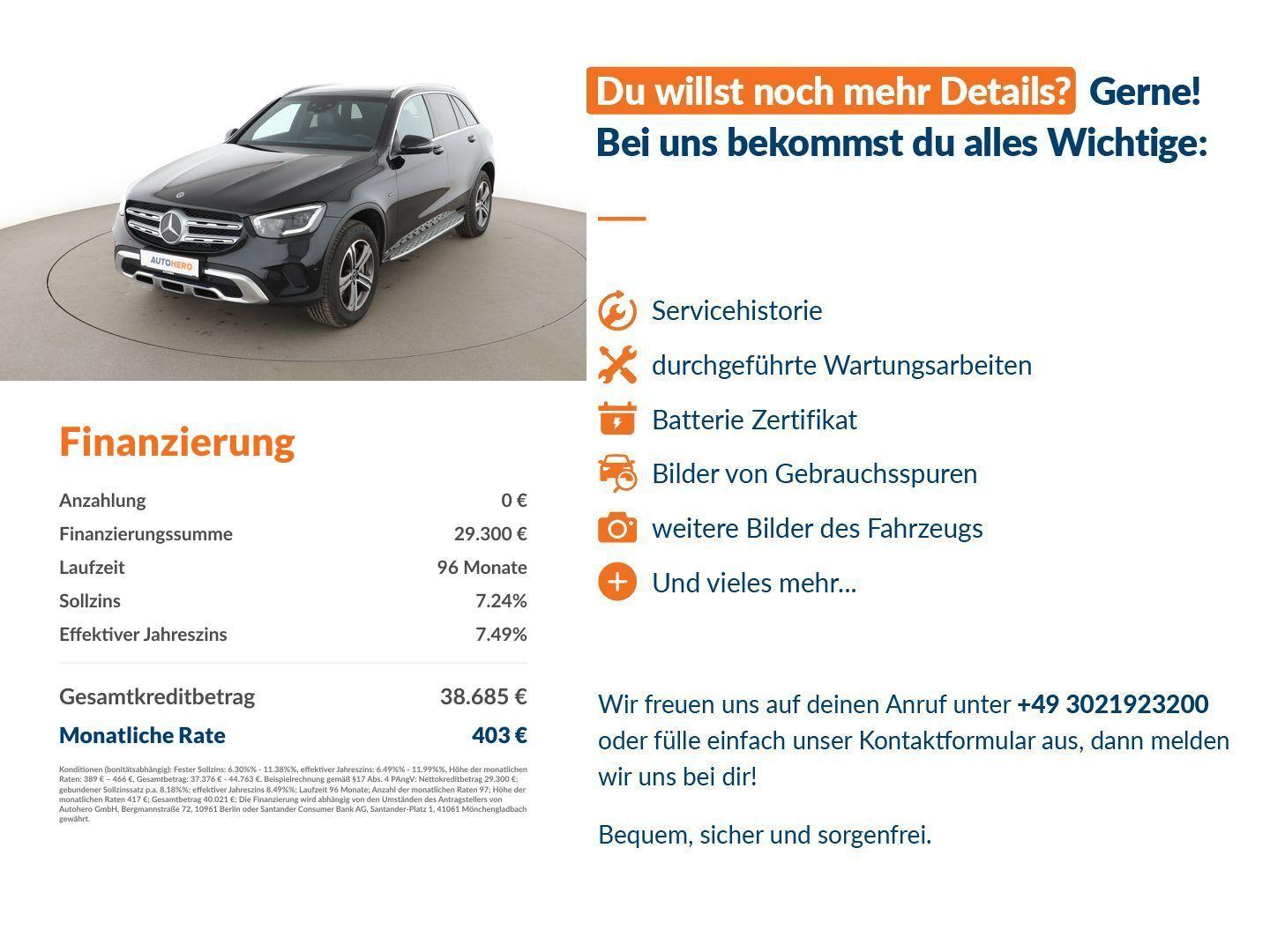 Mercedes-Benz GLC GLC-Klasse GLC 300e 4Matic Aut.*NAVI*LED*ACC*CAM