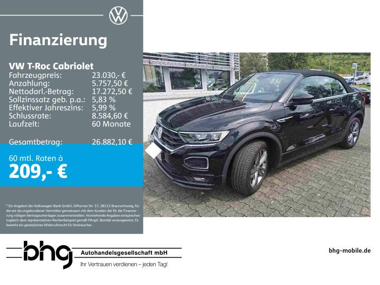 Volkswagen T-Roc Cabriolet R-Line 1.5 l TSI OPF