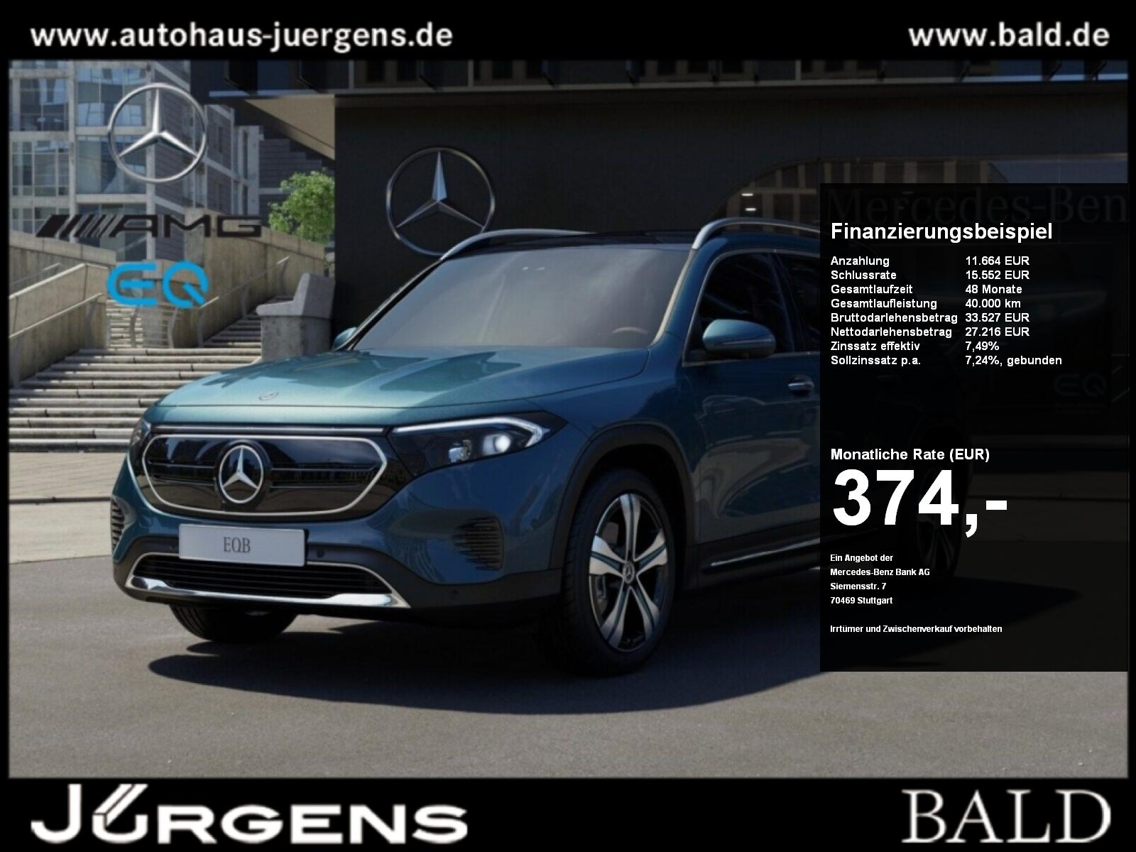 Mercedes-Benz EQB 350 4M Progressive/Pano/360/Totw/Keyl/Ambi