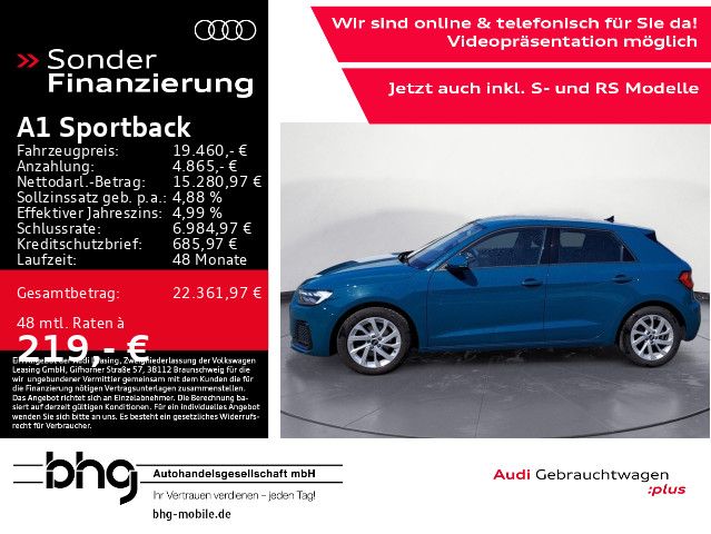 AUDI A1 Sportback advanced 30 TFSI *LED*TEMPOMAT*PDC*